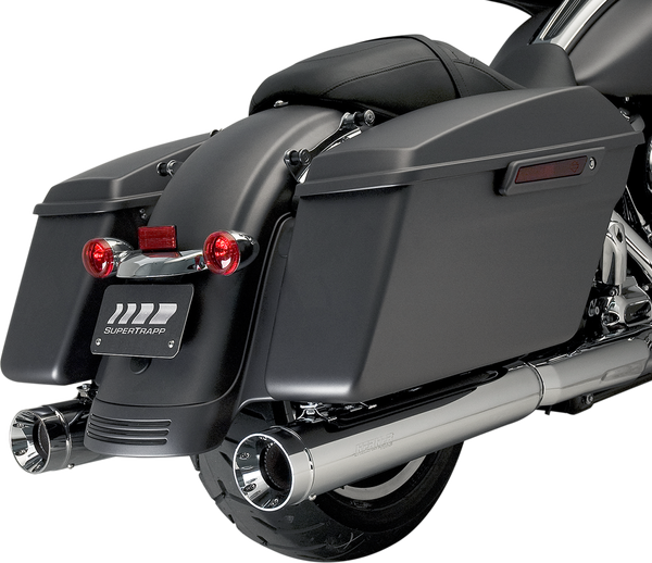 Stout Slip-on Mufflers Chrome, 2, nordicamoto.ro