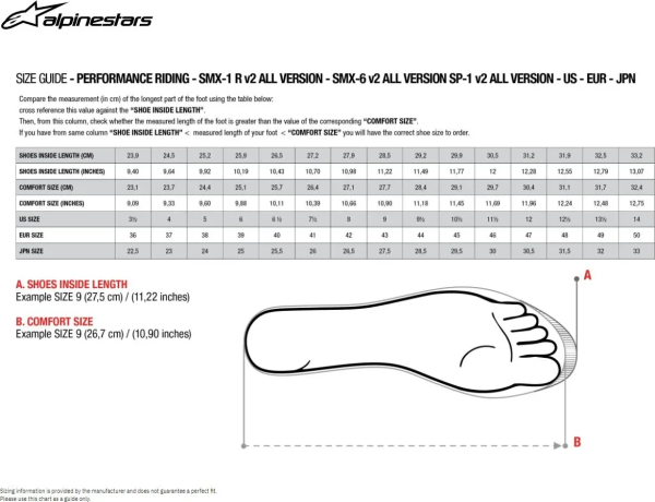 Alpinestars Sp-x Boa csizma, fekete/fehér, 2, nordicamoto.ro
