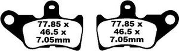 Sfa Series Organic Scooter Brake Pads, 1, nordicamoto.ro
