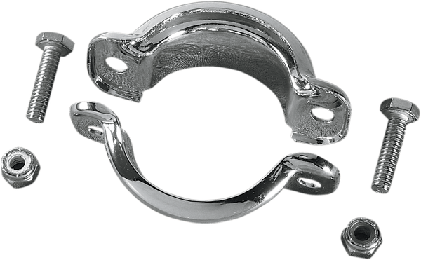 Muffler Clamps Chrome, 1, nordicamoto.ro