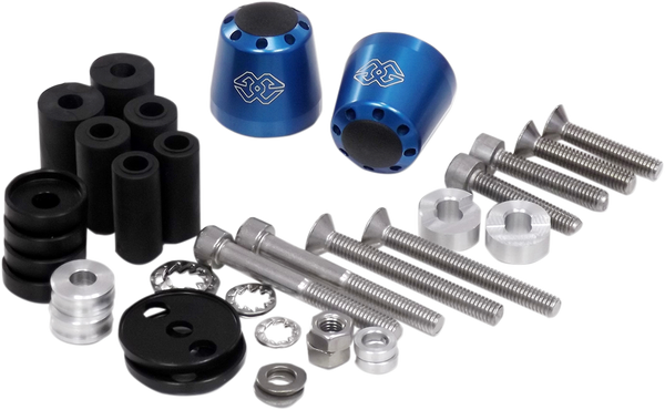 Bar End Weights Anodized, Blue, 1, nordicamoto.ro