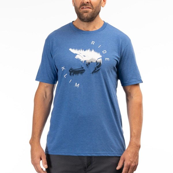 Tricou Klim Ride Tri-blend Heathered Charcoal - Monument, 4, nordicamoto.ro
