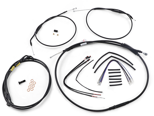 Jail Bar Cable Kit Black, 1, nordicamoto.ro