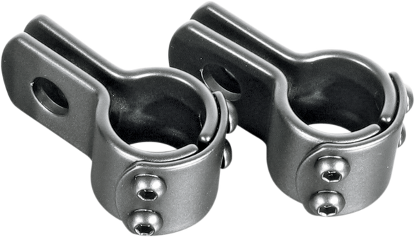 Highway Peg Mounting Clamps Black, 1, nordicamoto.ro