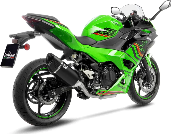 LeoVince LV-14 R Black Edition csőre szerelhető kipufogórendszer a Kawasaki Z400 / Z500 modellekhez, 2, nordicamoto.ro