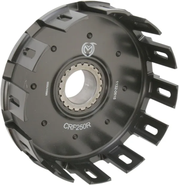 MOOSE RACING Billet Clutch Basket With Kickstart Gear Anodized, 1, nordicamoto.ro