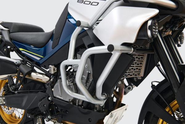 VÉDŐRÚD (DROP BAR) CFMOTO 800MT / 800MT ES – MATT EZÜST, 2, nordicamoto.ro