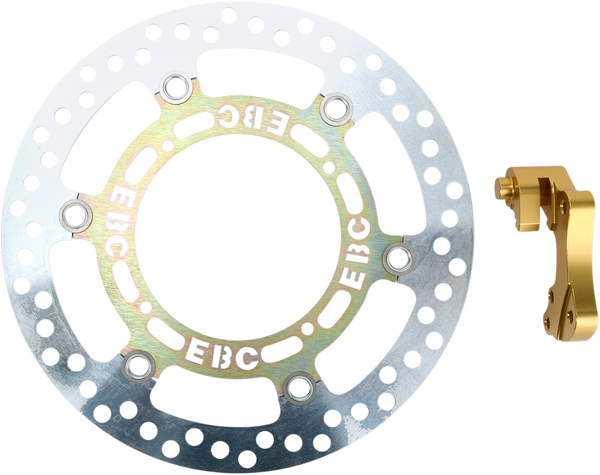 Os Series Supercross Contour Front Oversize Brake Rotor Gold, Silver, Stainless Steel, 1, nordicamoto.ro