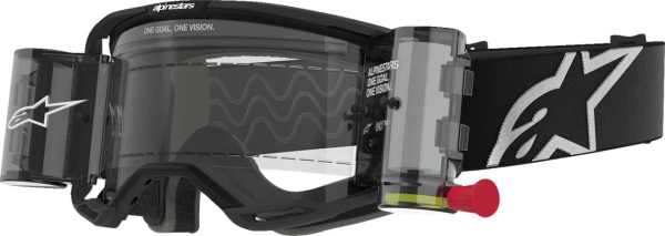 Alpinestars Vision 8 Corp Clear/Black Roll-Off szemüveg, 1, nordicamoto.ro