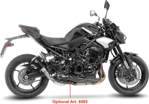 LeoVince LV-10 Black Edition Slip-On kipufogórendszer a Kawasaki Z900-hoz, 4, nordicamoto.ro