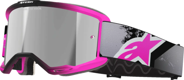 Ochelari Alpinestars Vision 8 Lahnd Gray/Pink/Silver ONE SIZE, 2, nordicamoto.ro