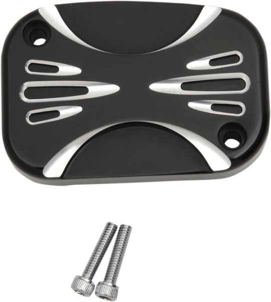 10-gauge Front Master Cylinder Cover Black, 1, nordicamoto.ro