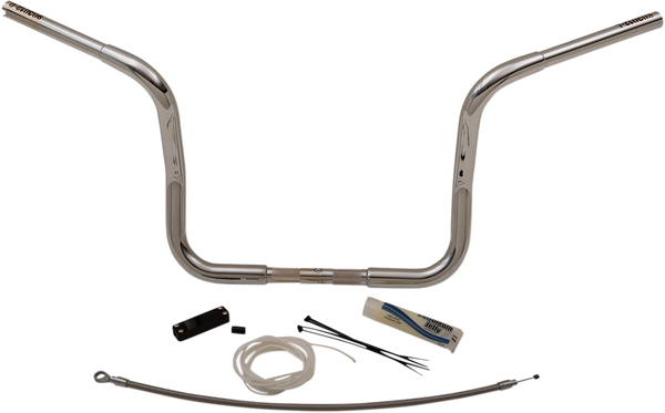 1-1/4(r) Ez Install Round Top Handlebar Kit Silver, 4, nordicamoto.ro