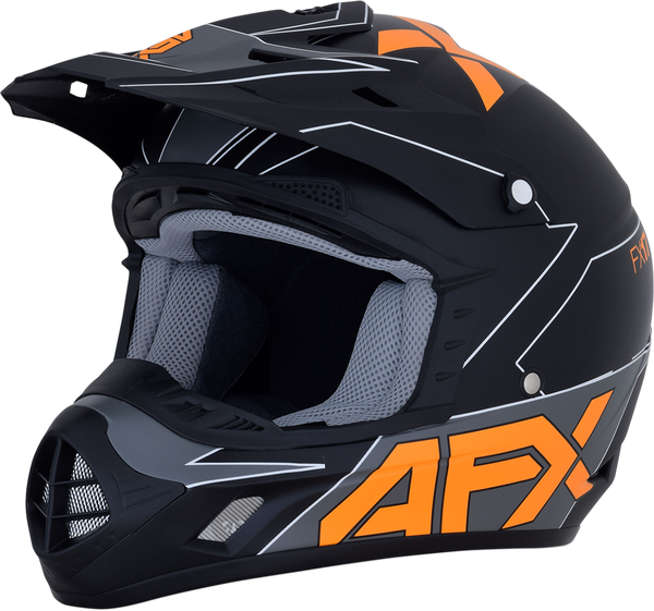 Helmet Fx17 M-blk/org Sm Orange S, 5, nordicamoto.ro
