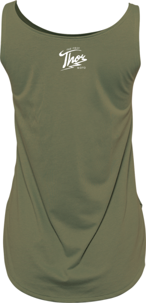 Women's Thunder Tank Top Green  S, 3, nordicamoto.ro