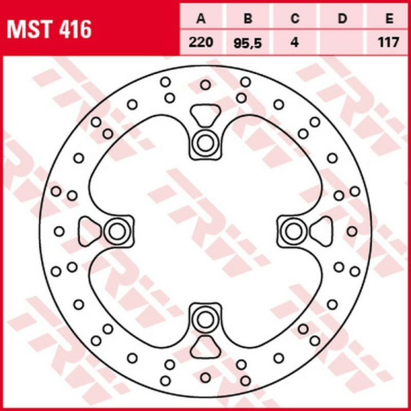 Disc frana fata TRW YAMAHA YFM 700 GRIZZLY '07, 1, nordicamoto.ro