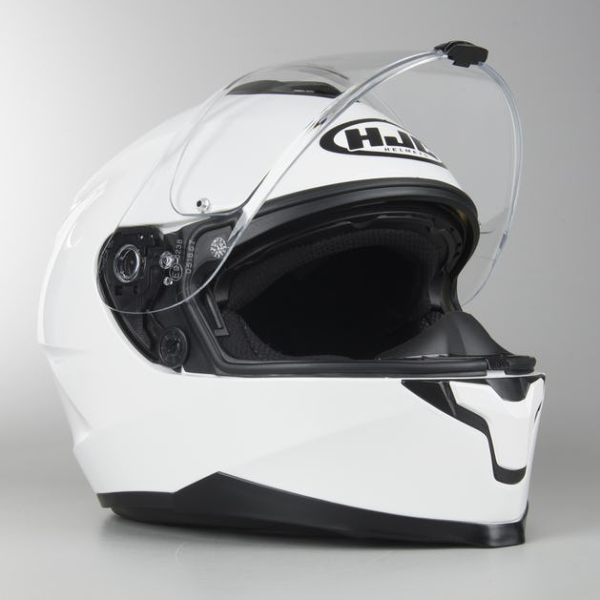 Casca HJC C70 Solid Alb Alb S, 13, nordicamoto.ro