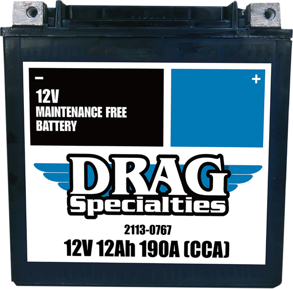 Battery Drag Specialties Ytx14l-ft Black, 5, nordicamoto.ro