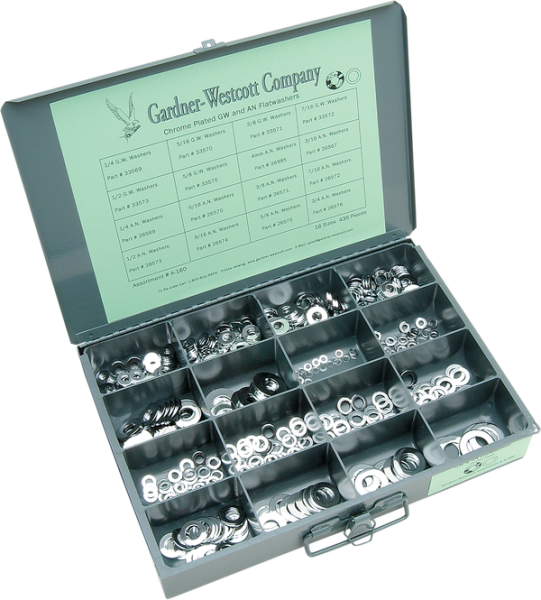 Machine And An Washer Assortment Kit Silver, 1, nordicamoto.ro