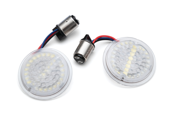 Universal Turn Signals Amber, White, 1, nordicamoto.ro