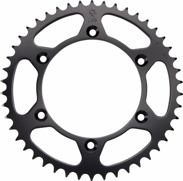 JT SPROCKETS Acél hátsó lánckerék, fekete, 1, nordicamoto.ro