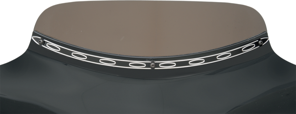Batwing Fairing Windshield Trim Black, 1, nordicamoto.ro