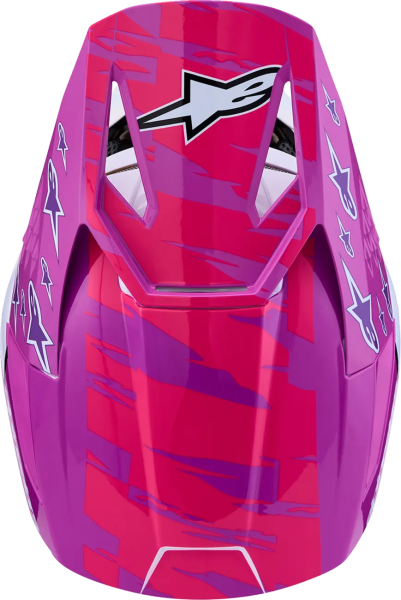 Alpinestars SM3 Falcon gyermek sisak, lila/fehér/rózsaszín, M-es méret, 3, nordicamoto.ro
