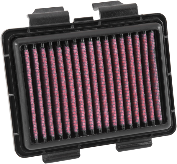 High-flow Air Filter Black, Red, 1, nordicamoto.ro