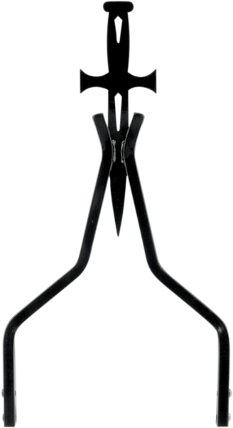 Daggertude Styled Sissy Bar Sticks Black, 1, nordicamoto.ro