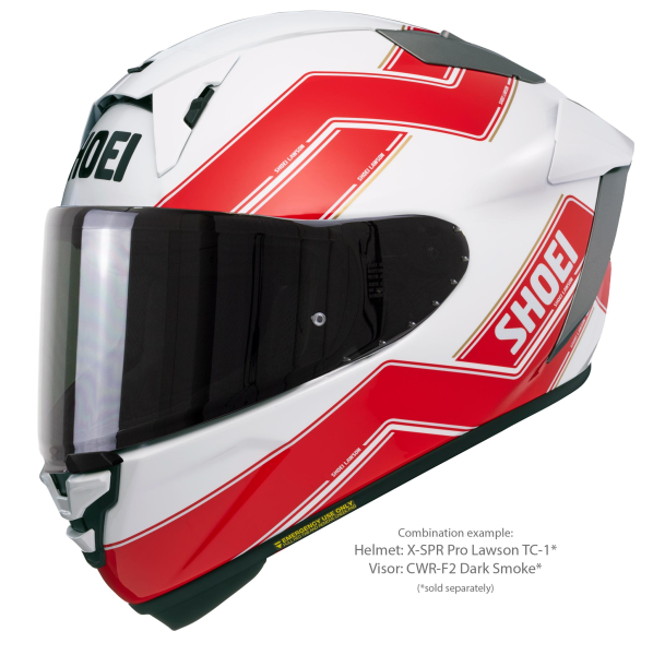 Casca Integrala SHOEI X-SPR PRO LAWSON TC-1 Rosu/Alb S, 8, nordicamoto.ro