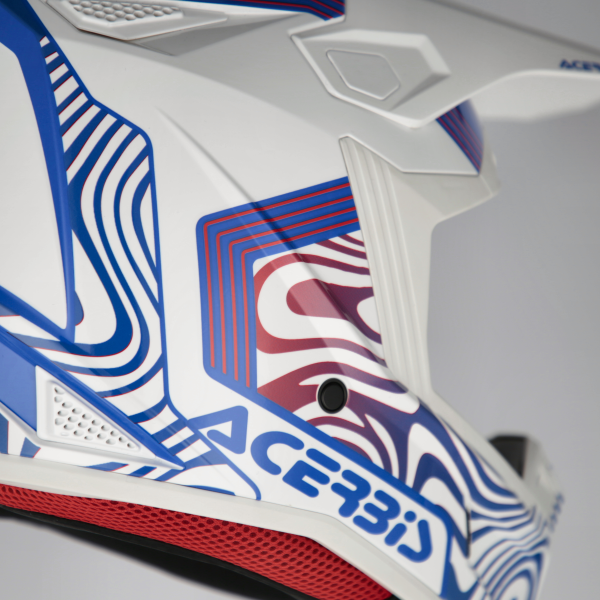 Acerbis Whoops Graphic sisak, fehér/kék/piros, M-es méret, 2, nordicamoto.ro