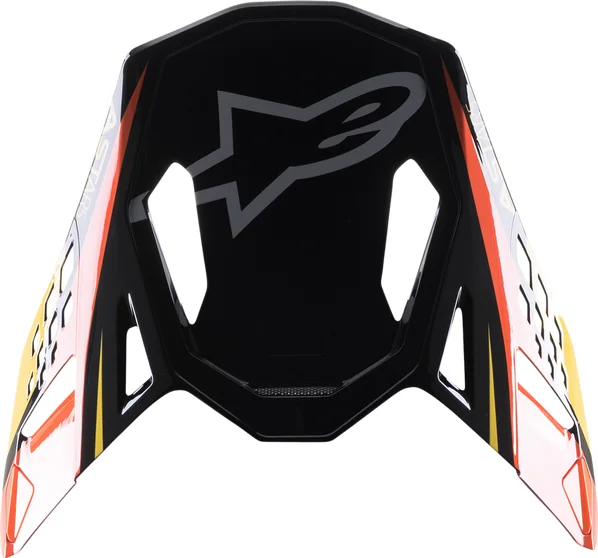 Supertech M10 Helmet Visor Orange, Yellow, Black One size fits all, 1, nordicamoto.ro
