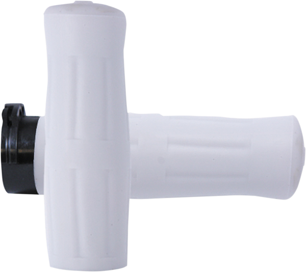 Old School Rubber Grips White, 1, nordicamoto.ro