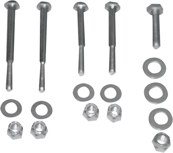 Upper And Lower Motor Mount Hardware Silver, 1, nordicamoto.ro