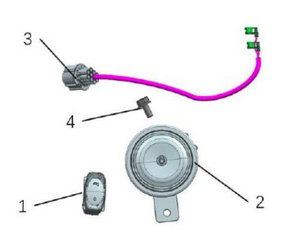 CLAXON ELECTRONIC UTV CFMOTO, 3, nordicamoto.ro