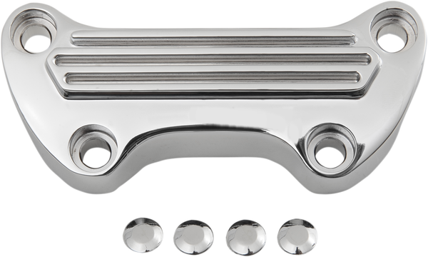 Handlebar Clamp Silver, 1, nordicamoto.ro