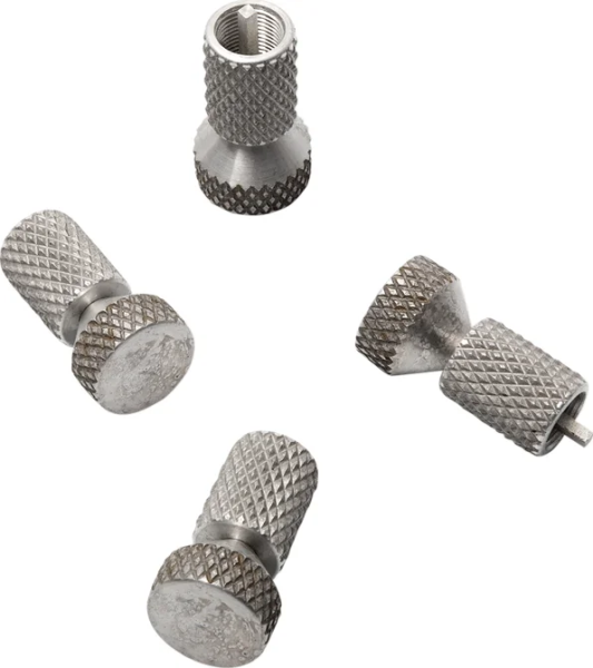 Rear Suspension Adjustment Cable Assembly Adjustment Knob Silver, 1, nordicamoto.ro