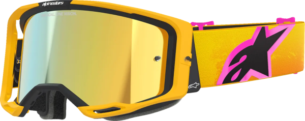 Alpinestars Vision 8 Corp szemüveg, narancssárga/rózsaszín/sárga, EGY MÉRET, 3, nordicamoto.ro