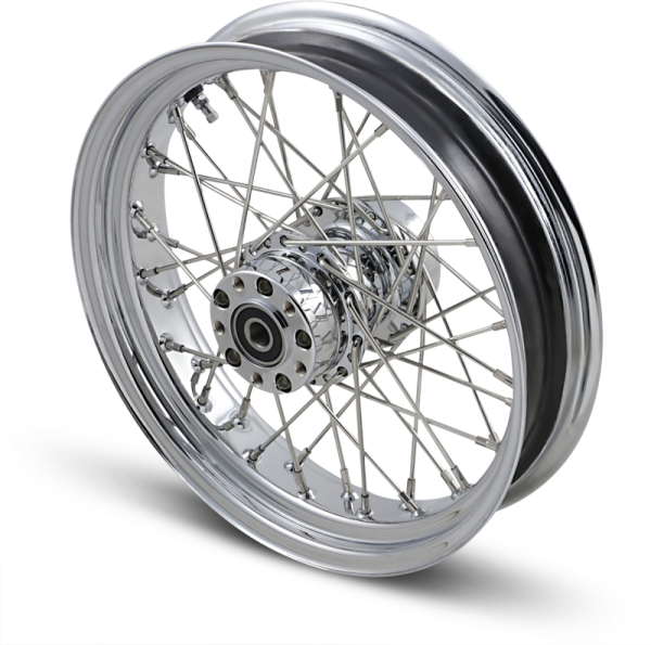 Rear Wheel 16x3.5 40-spoke Chrome Silver, 1, nordicamoto.ro