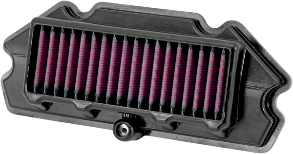 High-flow Air Filter Black, Red, 1, nordicamoto.ro