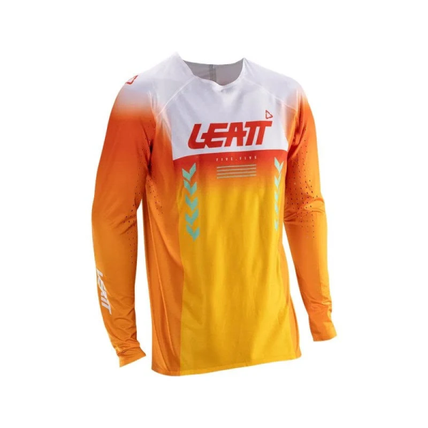 Leatt 5.5 póló, narancssárga, M-es méret, 1, nordicamoto.ro