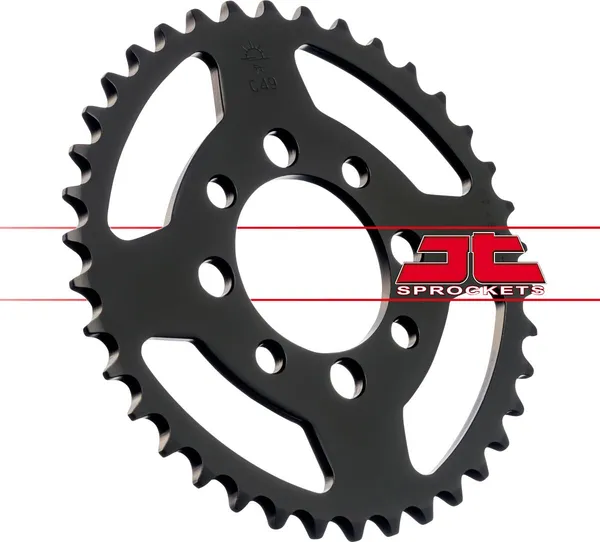 JT SPROCKETS Acél hátsó lánckerék, fekete, 3, nordicamoto.ro