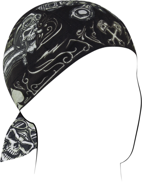 Zan Headgear Flydanna motoros koponya mintás bandana, 1, nordicamoto.ro