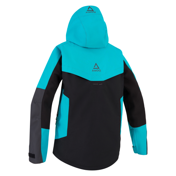 AMOQ Aspect W's Jacket Black/Turqoise XS, 1, nordicamoto.ro