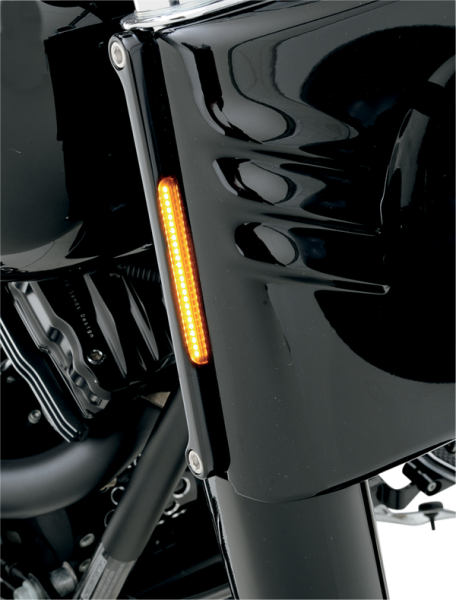 Led Front Signal Lights Black, 2, nordicamoto.ro