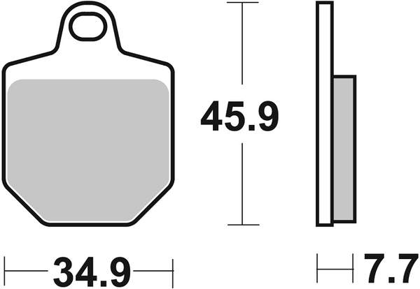 Dc Racing Dual Carbon Brake Pads, 2, nordicamoto.ro
