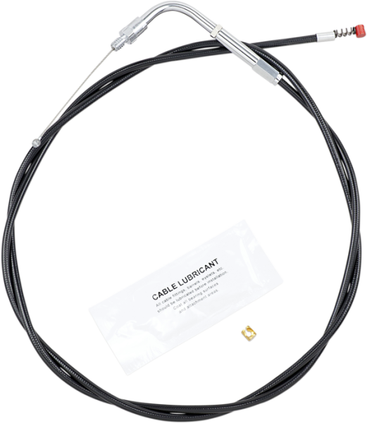 Black Vinyl Throttle/idle Cable Black +152 mm (6''), 1, nordicamoto.ro