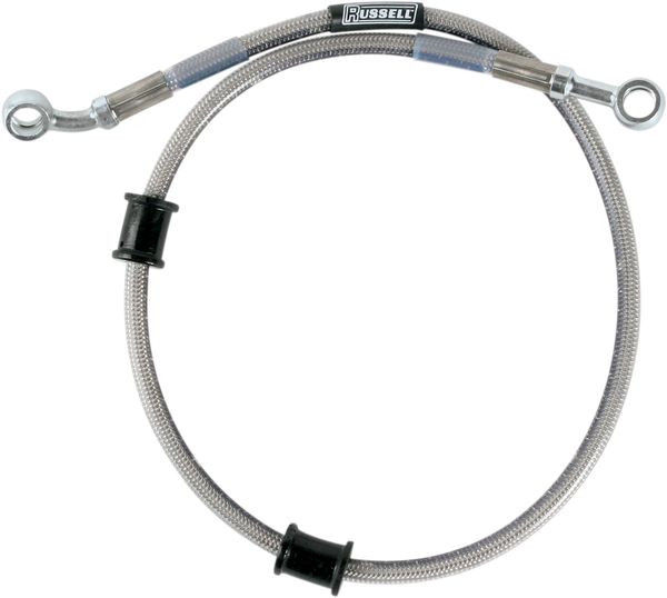 Russell Stainless Steel Rear Brake Line Kit Silver Silver, 1, nordicamoto.ro