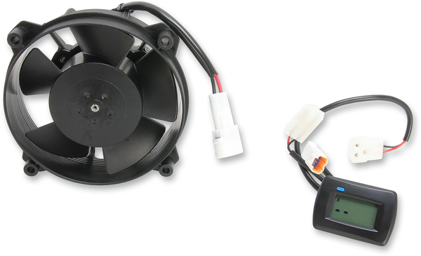 Radiator Fan Kit Black, 1, nordicamoto.ro