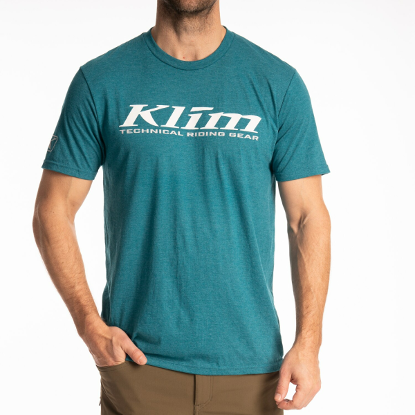 Tricou Klim K Corp SS T White - Vivid Blue, 12, nordicamoto.ro